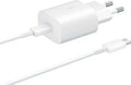 מטען קיר מקורי Samsung 25W Super Fast Charging – ראש מטען + כבל Type-C – יבואן רשמי סאני