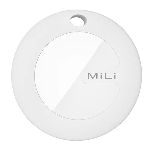 תגית איתור MiLi MiTag ל Apple Find My – כולל כיסוי עור ומחזיק מפתחות