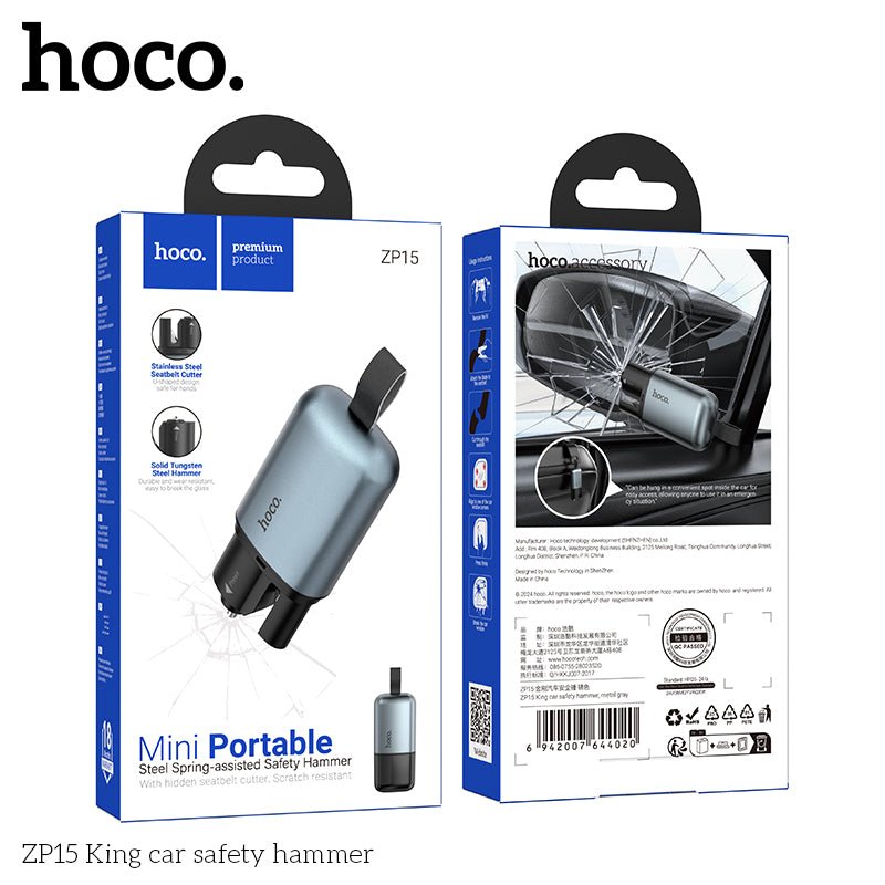 כלי חילוץ וחירום לרכב 2 ב - 1 HOCO ZP15 - hoco - vaod