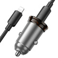 מטען רכב מהיר 45W בתקן PD + כבל Type - C ל - Lightning הוקו HOCO NZ16B - hoco - vaod