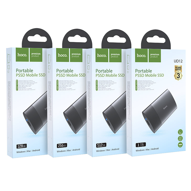 זיכרון נייד SSD HOCO UD12 256G
