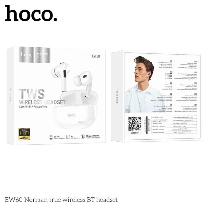 אוזניות TWS אלחוטיות HOCO EW60 PLUS ANC