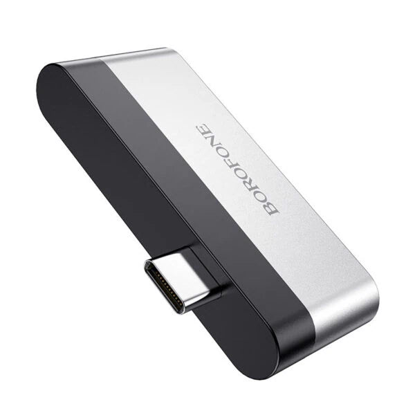 מתאם USB-C ל-HDMI ו-USB 3.0 BOROFONE DH2