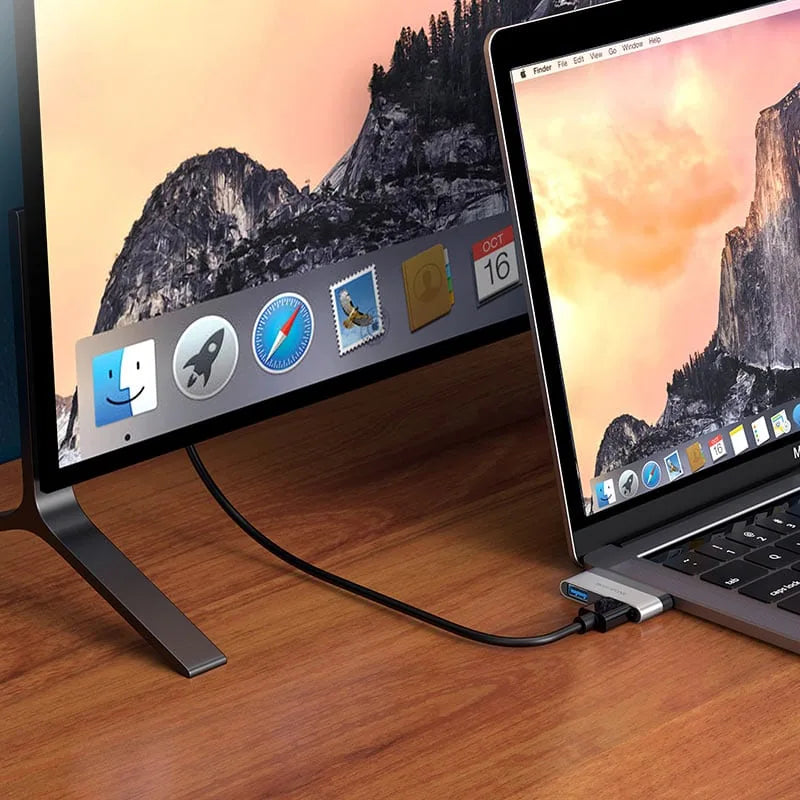 מתאם USB-C ל-HDMI ו-USB 3.0 BOROFONE DH2
