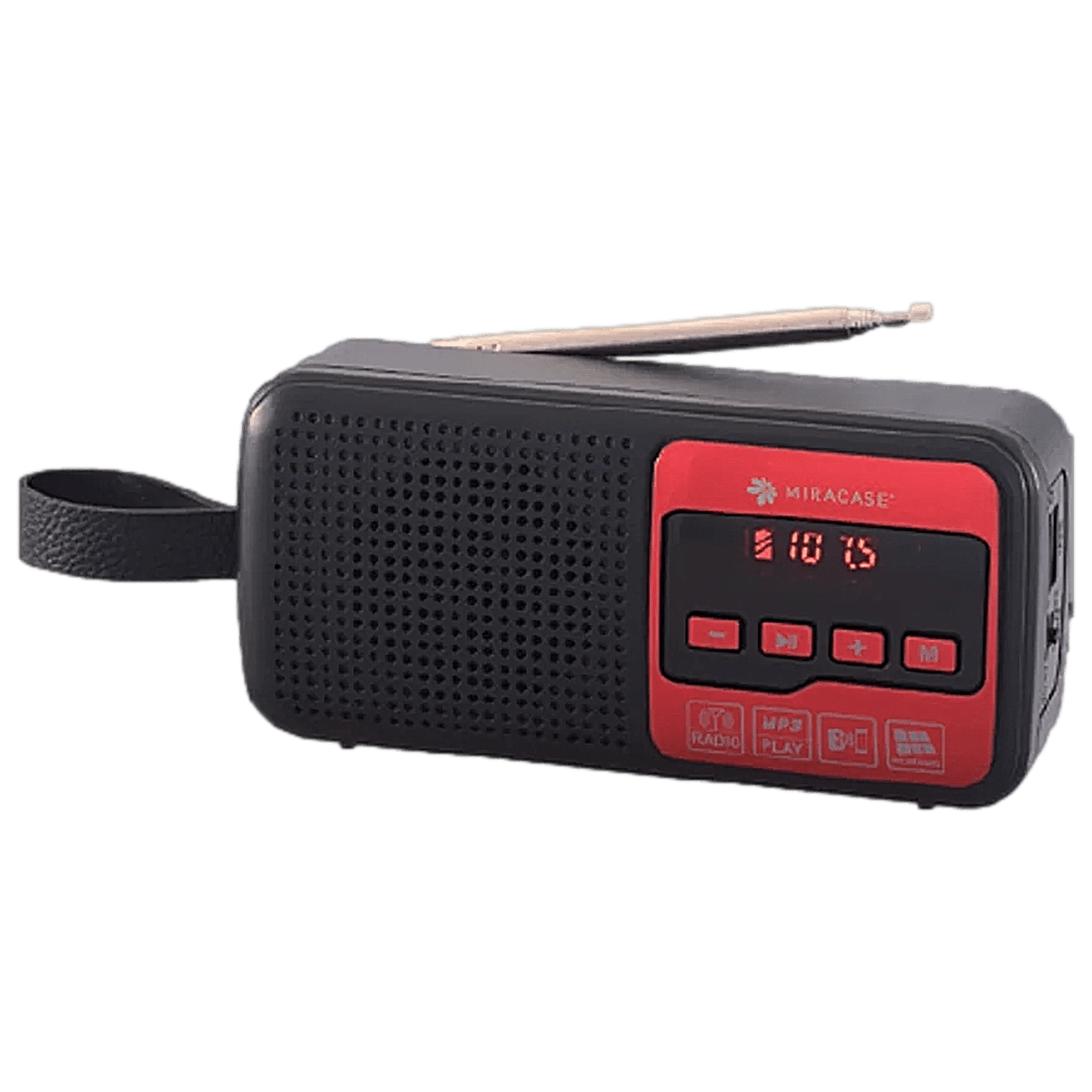 רדיו FM דיגיטלי Miracase משולב Bluetooth וטעינה סולארית - hoco-vaod