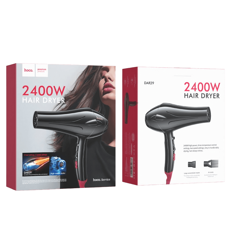 מייבש שיער מקצועי עוצמתי HOCO DAR29 2400W - hoco - vaod