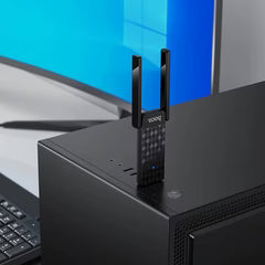מתאם רשת אלחוטי עוצמתי למחשב HOCO HI34 Wi-Fi USB