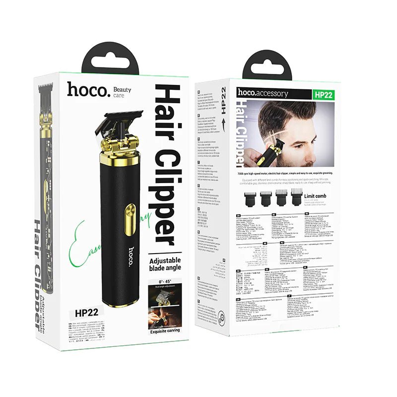 מכונת תספורת נטענת ומקצועית HOCO HP22 - hoco - vaod