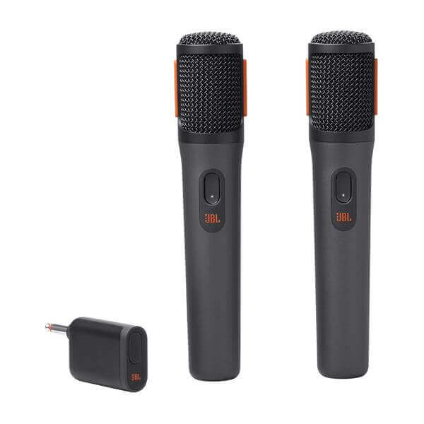 סט זוג מיקרופונים אלחוטיים ומקלט JBL Wireless Microphone - hoco - vaod