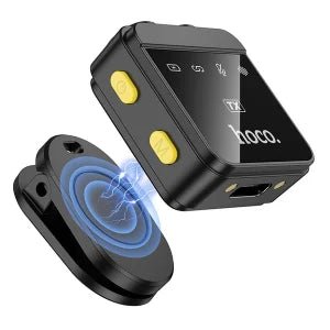 זוג מיקרופונים דש עם סינון רעשים וחיבור Lightning ו - Type - C כפול HOCO L17 - hoco - vaod