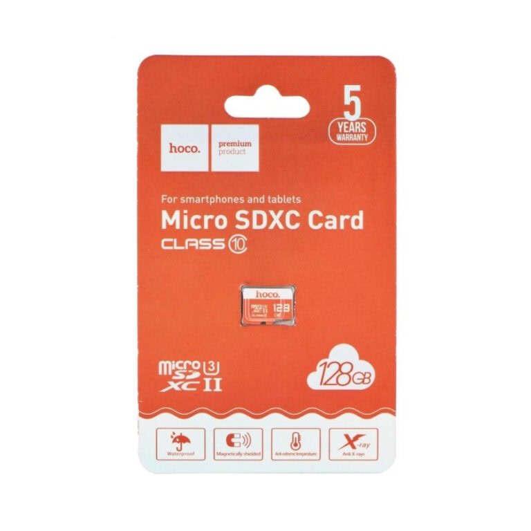 כרטיס זיכרון Micro - SD 128GB Class 10 במהירות גבוהה HOCO - hoco - vaod