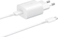 מטען קיר מקורי Samsung 25W Super Fast Charging – ראש מטען + כבל Type-C – יבואן רשמי סאני - hoco-vaod