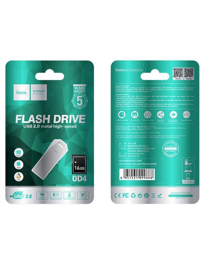 דיסק און קי (USB Flash Drive) בנפח 16GB במהירות גבוהה HOCO - hoco - vaod